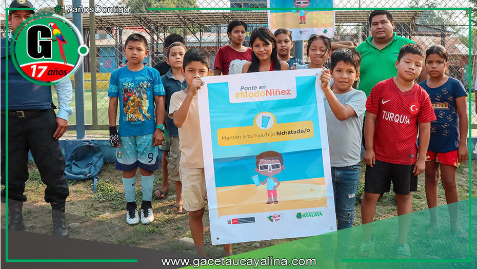 Atalaya impulsa campaña de cuidado de la niñez