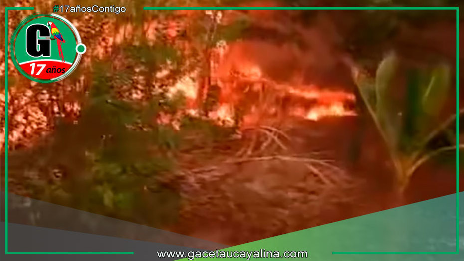 60 familias pierden todo en incendio forestal en Santa Anita distrito de Nueva Requena