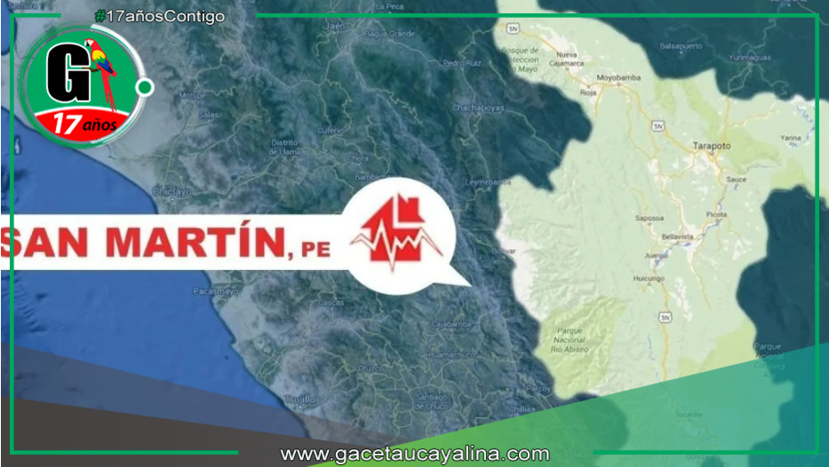 Sismo de 4.0 en San Martín 