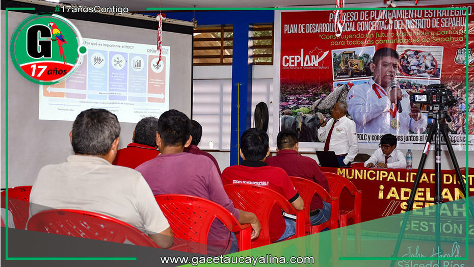 Sepahua inicia Plan de Desarrollo Local 2025-2034