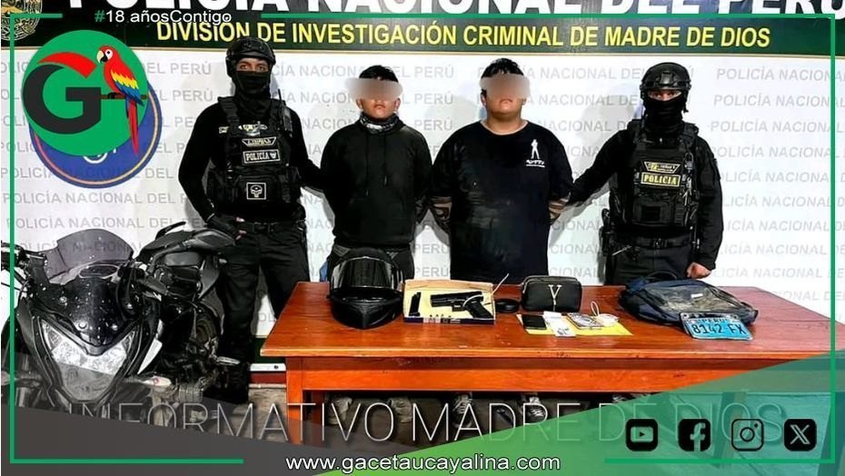 Cae banda criminal conocida como  "Los Hermanos Flores" en Madre de Dios.