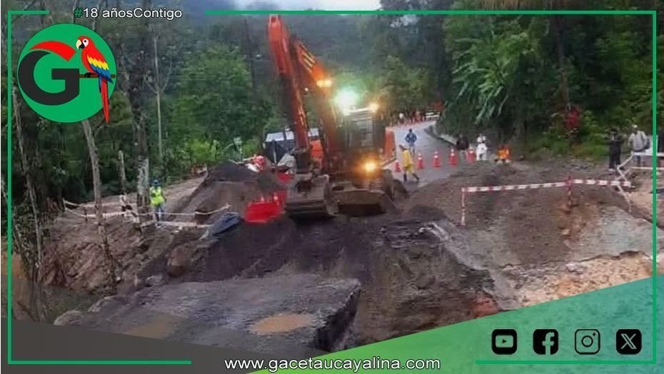 Lluvias provocan derrumbe que interrumpe tránsito entre Tarapoto y Yurimaguas