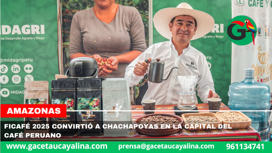FICAFÉ 2025 convirtió a Chachapoyas en la capital del café peruano