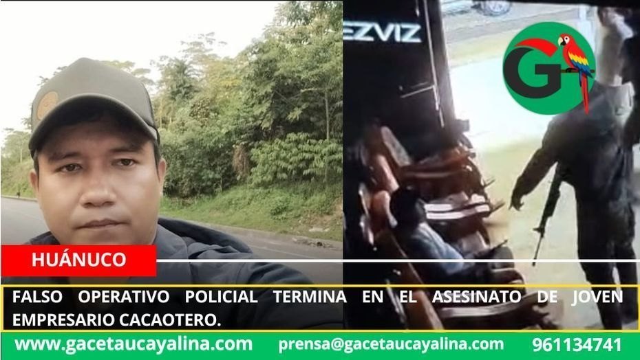Falso operativo policial termina en el asesinato de joven empresario cacaotero.