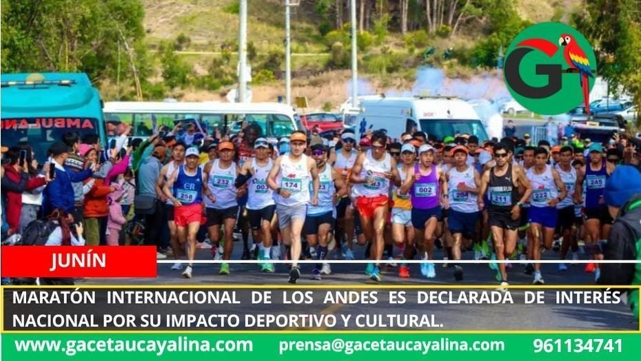 Maratón Internacional de los Andes es declarada de interés nacional por su impacto deportivo y cultural.