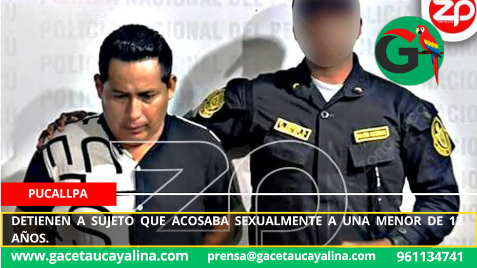 Detienen a sujeto que acosaba  sexualmente a una menor de 12 años.