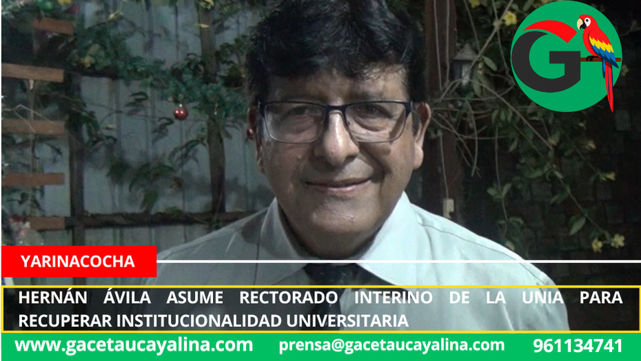 Hernán Ávila asume rectorado interino DE LA UNIA para recuperar institucionalidad universitaria