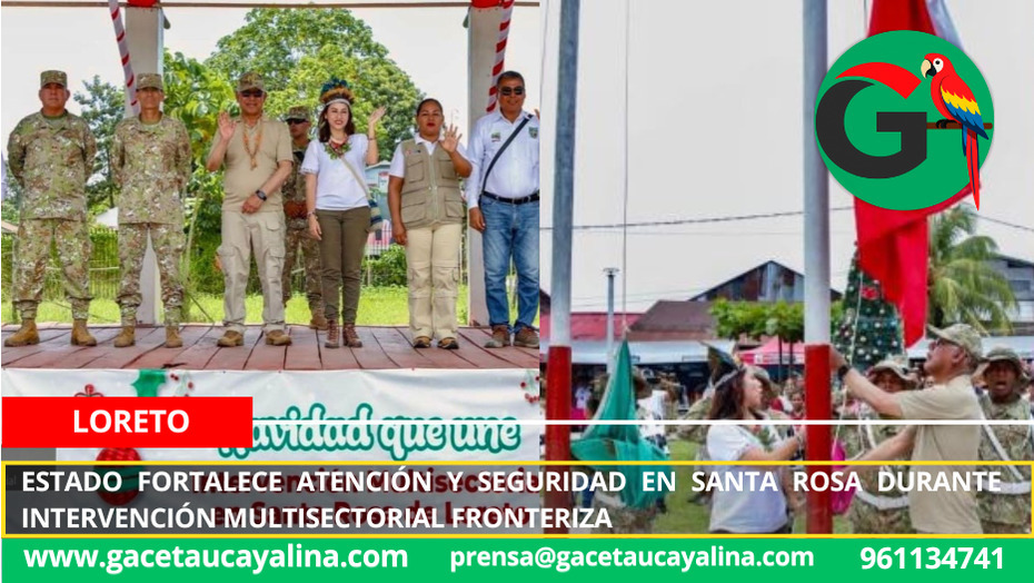 Estado fortalece atención y seguridad en Santa Rosa durante intervención multisectorial fronteriza