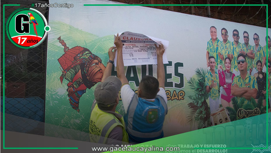 Municipalidad de Atalaya clausura restobar por incumplir normas