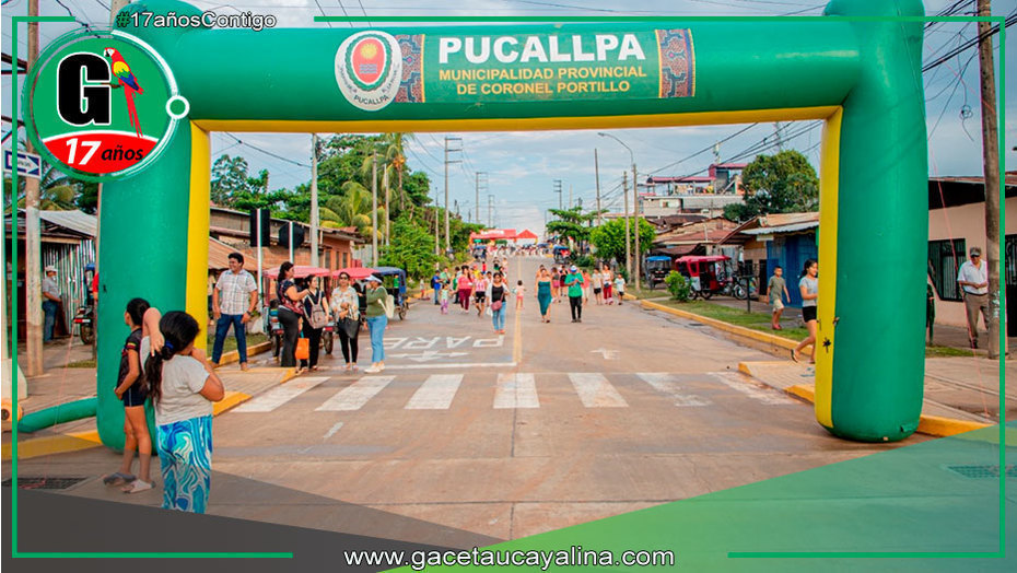 Pavimentarán Salaverry y Aviación en la Provincia de Coronel Portillo