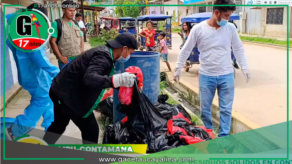 Contamana realiza estudio sobre residuos sólidos en la ciudad