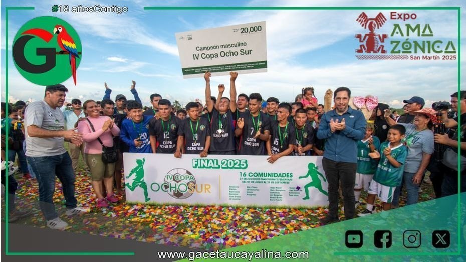San Pablo de Juantía y Naranjal campeones de la IV Copa Ocho Sur 2025