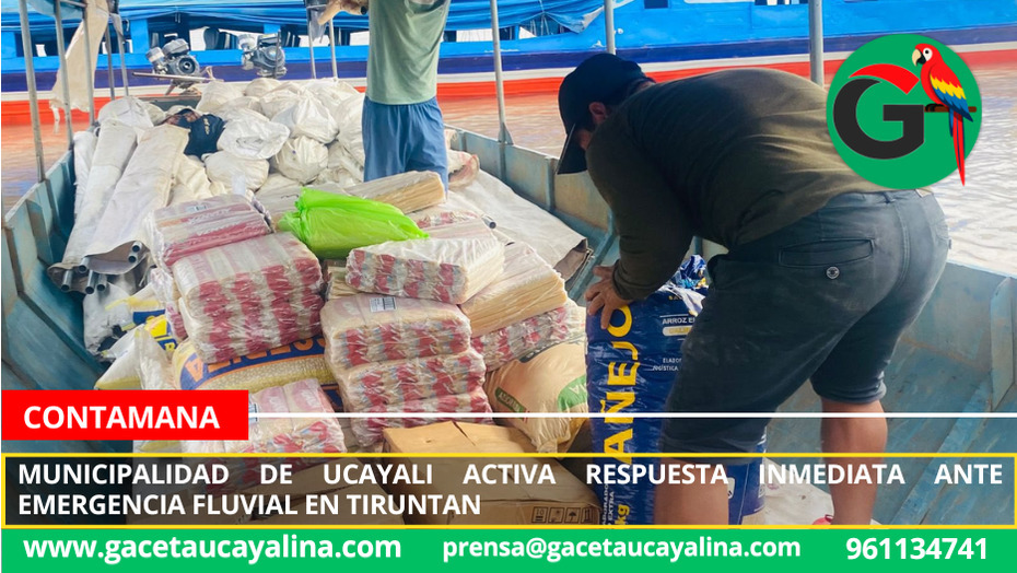 Municipalidad de Ucayali activa respuesta inmediata ante emergencia fluvial en Tiruntan