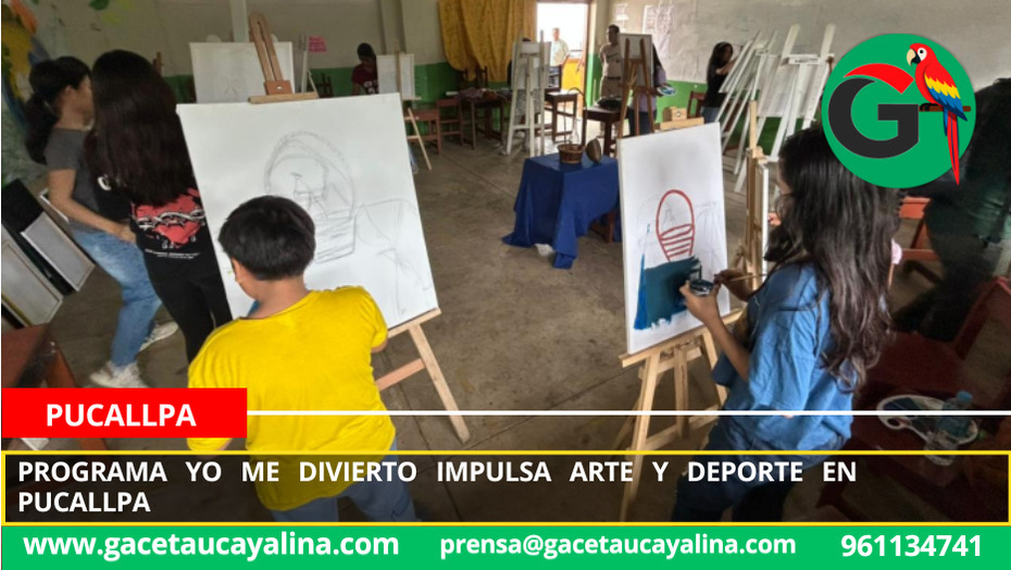 Programa Yo Me Divierto impulsa arte y deporte en Pucallpa