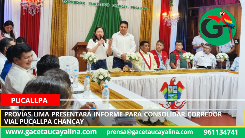 Provías Lima presentará informe para consolidar corredor vial Pucallpa Chancay