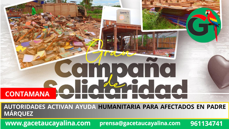 Autoridades activan ayuda humanitaria para afectados en Padre Márquez