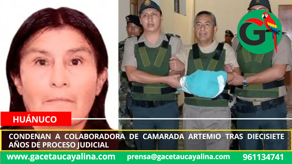 Condenan a colaboradora de camarada Artemio tras diecisiete años de proceso judicial