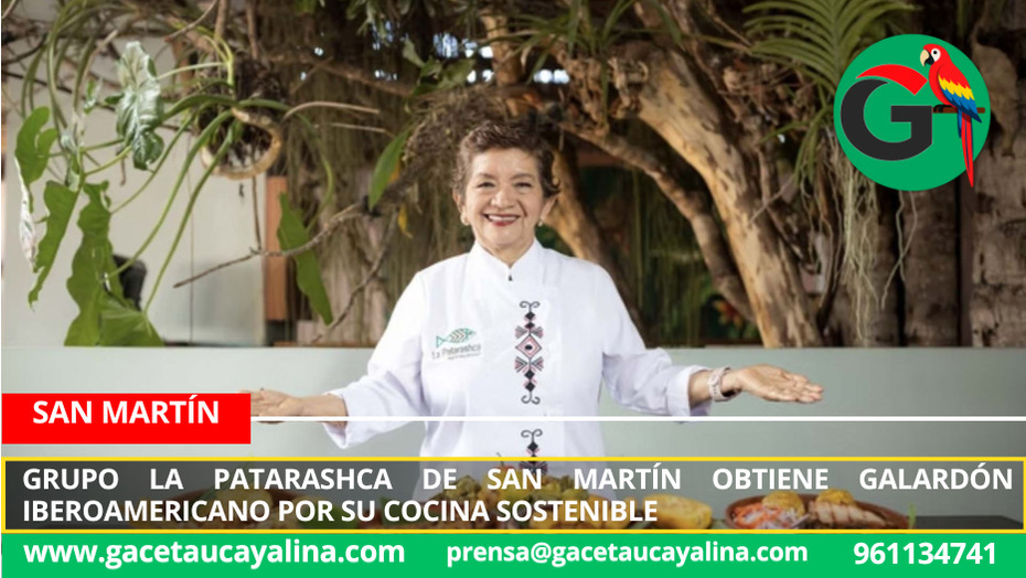 Grupo La Patarashca de San Martín obtiene galardón iberoamericano por su cocina sostenible