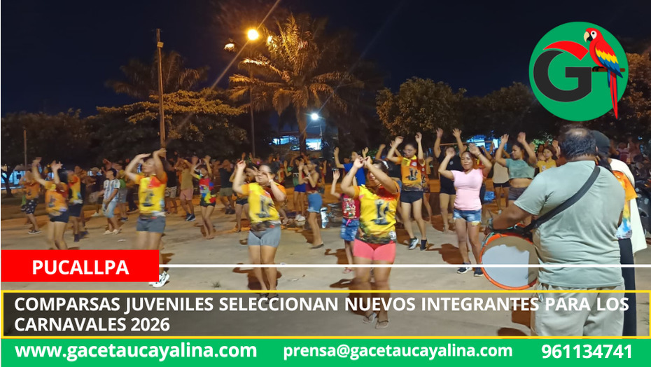 Comparsas juveniles seleccionan nuevos integrantes para los Carnavales 2026