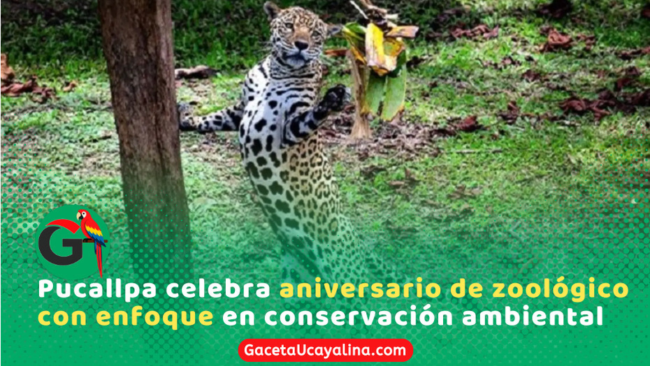 Zoológico de Pucallpa celebra aniversario con educación ambiental y conservación