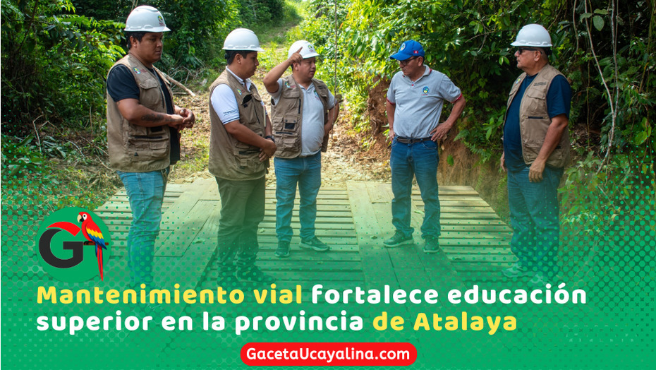 Atalaya mejora acceso al instituto con mantenimiento de pontones carrozables