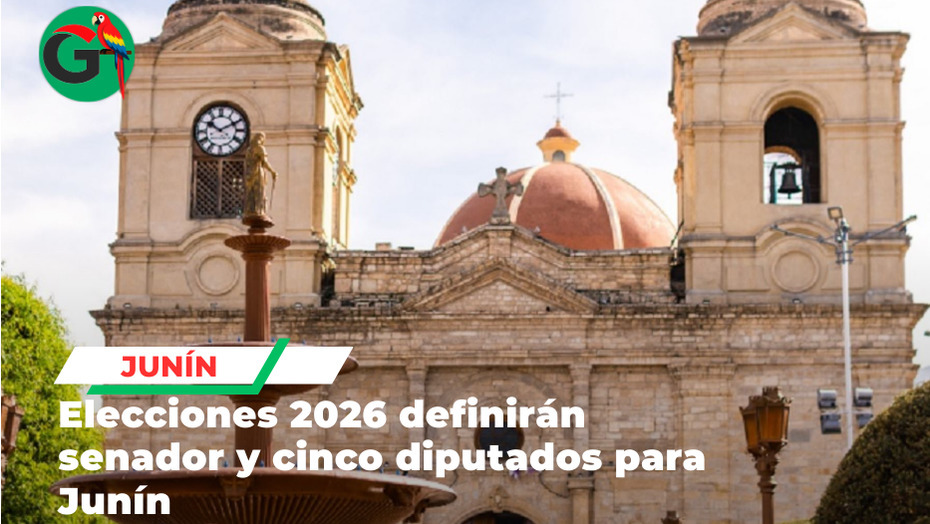 Junín elegirá un senador y cinco diputados en elecciones 2026