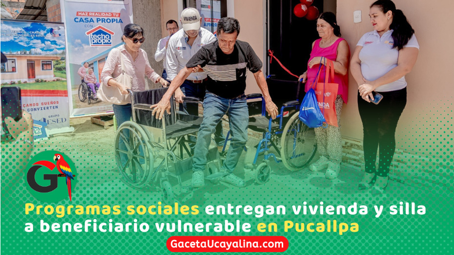 Entregan silla y vivienda accesible para mejorar vida de beneficiario