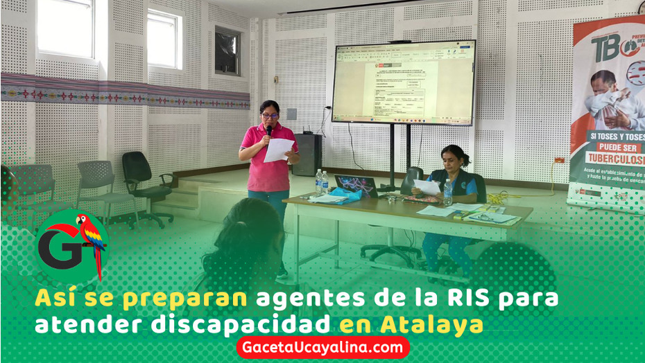 Capacitan a agentes comunitarios en discapacidad en Atalaya