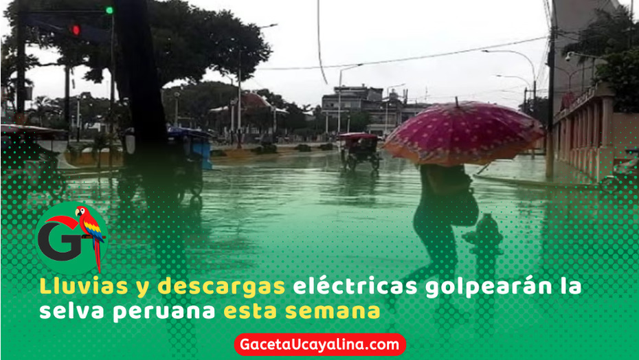 Senamhi advierte lluvias intensas y tormentas eléctricas en la selva