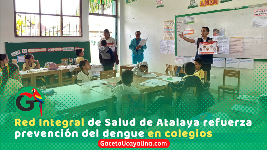 Red Integrada de Salud de Atalaya capacita a escolares para prevenir dengue