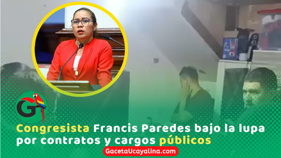 Fiscalía allana casa ligada a Congresista Francis Paredes en Lima