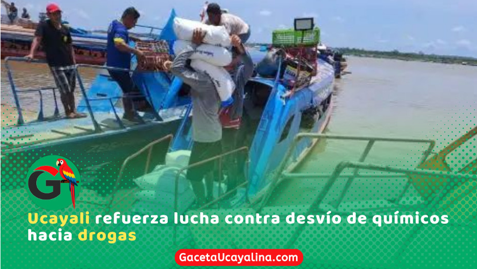 Incautan más de 30 toneladas de insumos químicos en Pucallpa