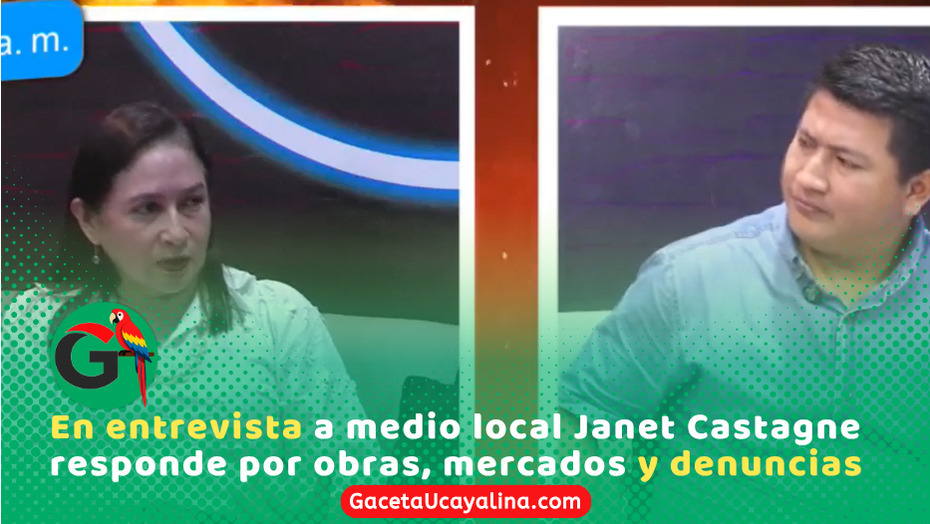 En entrevista a medio local Janet Castagne responde por obras, mercados y denuncias